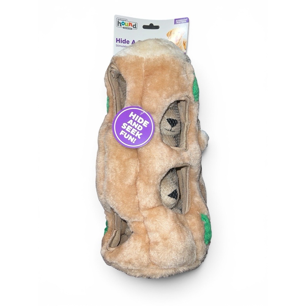Outward Hound Hide-A-Squirrel XL Puzzle Toy Dog Shephard Lab 6 squirrels - NEW